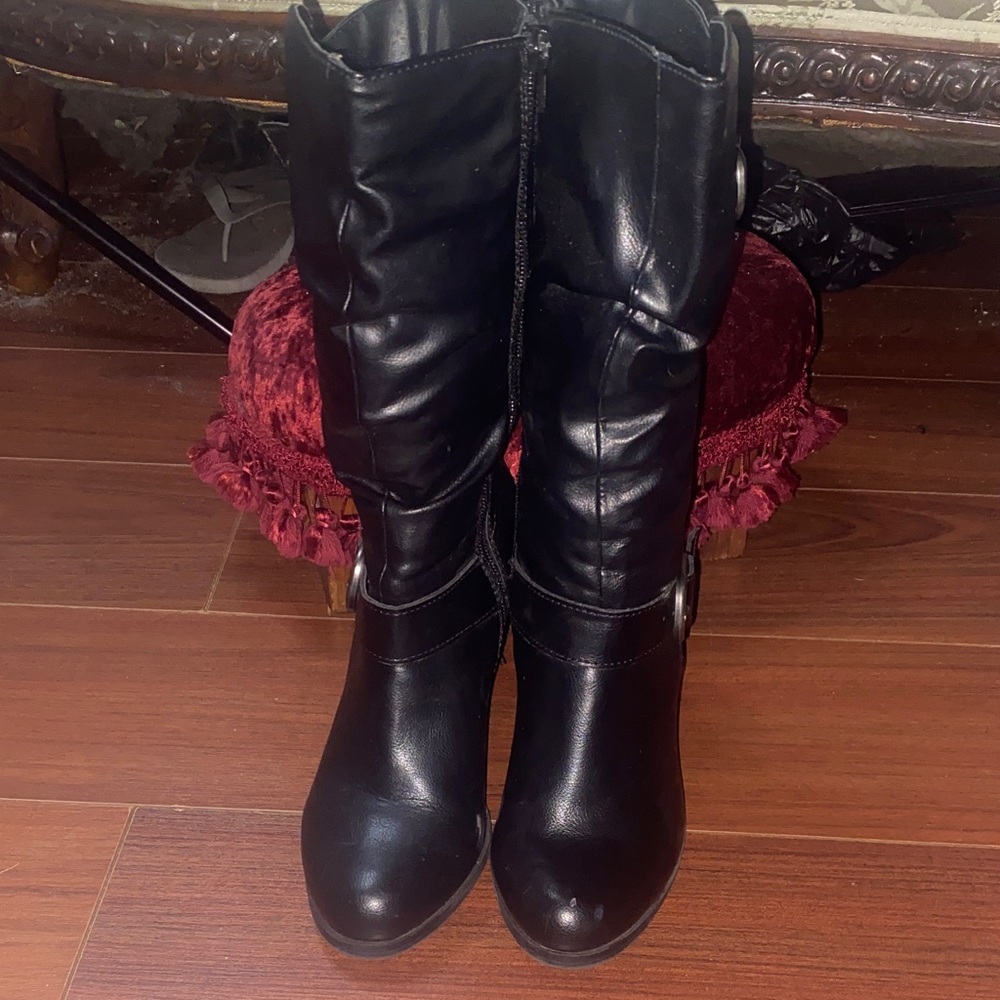 ✔️ FALL is here. Black Leather Women's Boots 🩶